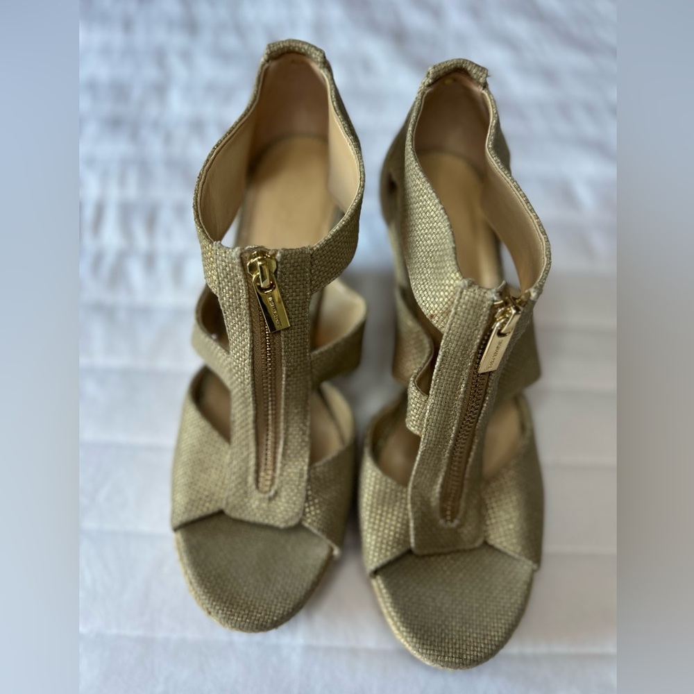 Michael Kors Chic Gold Women's Heeled Sandals